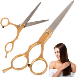 Verk 01857 Kadeřnické nůžky zlaté