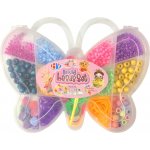 Alltoys Sada gumiček a korálků 338ks na výrobu náramků Loom Band m – Sleviste.cz