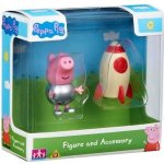 TM Toys Peppa Pig prasátko Peppa s doplňky II. Tomík s raketou – Sleviste.cz