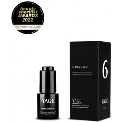 Yage Organics Lumen Magic č. 6 Ultra rozjasňující olejové sérum s CBD 15 ml – Hledejceny.cz