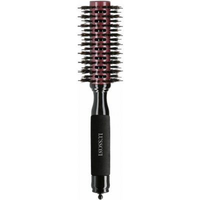 Lussoni Natural Style kulatý kartáč s kančími štetinami 28 mm – Zboží Dáma