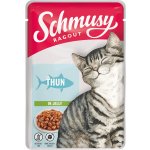 Schmusy Ragout tuňák in Jelly 22 x 100 g – Hledejceny.cz
