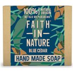 Faith For Men tuhé mýdlo Modrý cedr 100 g – Zbozi.Blesk.cz