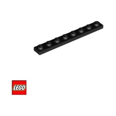 LEGO® 3460 Podložka 1x8 Černá – Zbozi.Blesk.cz