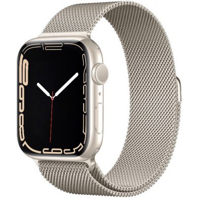 AW MILÁNSKÝ LOOP pro Apple Watch - Magnetický - Starlight Šířka uchycení řemínku: 38/40/41/42mm, Barva: Starlight IR-AWMTLP15 – Zboží Mobilmania