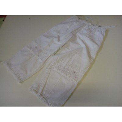 Dívčí plátěné 3 4 kalhoty Sweets bílé – Zboží Mobilmania