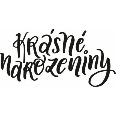PAPERO AMO ♥ Polymerové razítko - KRÁSNÉ NAROZENINY – Sleviste.cz