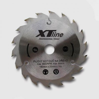 Xtline TCT16018 Kotouč pilový profi 160x20/18 zubů