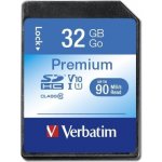 Verbatim SDHC 32 GB Class 10 43963 – Zbozi.Blesk.cz
