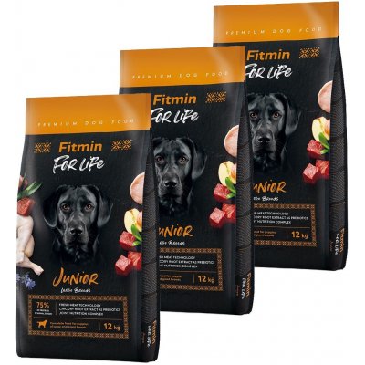 Fitmin For Life Junior Large Breed 3 x 15 kg – Hledejceny.cz