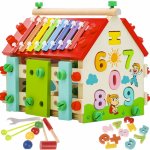 Montessori multifunkční dřevěný domeček Kruzzel 22564 – Sleviste.cz