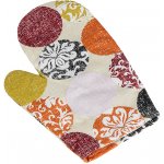 Bellatex Kuchyňská chňapka Hnědá Vínová Oranžová 28 x 18 cm – Zbozi.Blesk.cz