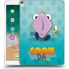 Pouzdro na tablet Picasee silikonový černý obal Apple iPad 10.5 2017 2. gen COONDA chlupatka světlá