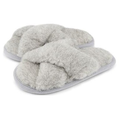Vlnka vlněné pantofle Pamela šedá – Sleviste.cz
