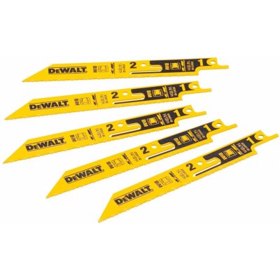 DT2417 DEWALT ODLAMOVACÍ PILOVÉ PLÁTKY NA KOV, 5 KS, DÉLKA 152MM, PRO MEČOVÉ PILY – Sleviste.cz