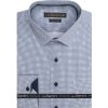 Pánská Košile AMJ kolekce Lui Bentini košile dlouhý rukáv Comfort fit LD219 bílá s drobným vzorem