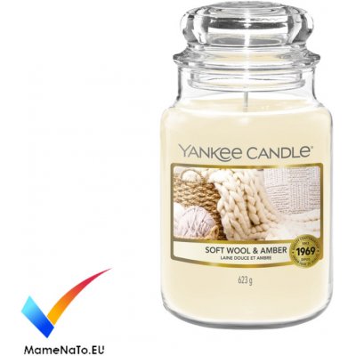 Yankee Candle Soft Wool & Amber 623 g – Zboží Mobilmania