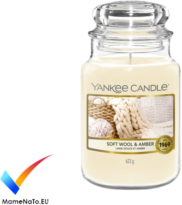 Yankee Candle Classic Soft Wool & Amber 623 g