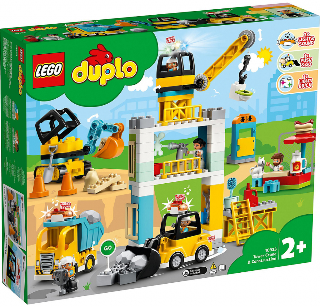 LEGO® DUPLO® 10933 Stavba s věžovým jeřábem od 2 295 Kč - Heureka.cz