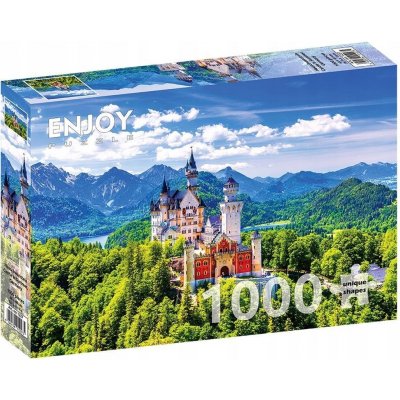 Enjoy Zámek Neuschwanstein v létě Německo 1000 dílků – Zboží Mobilmania