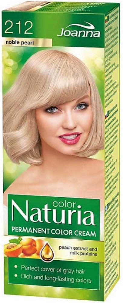 Joanna Naturia Color barva na vlasy 212 Perleťová blond 100 g |  Srovnanicen.cz