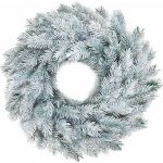 MagicHome Závěsný věnec přírodní zasněžený 35 cm – Hledejceny.cz