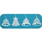 Anděl Přerov Háčkované zvonky 7 cm 4 ks – Zboží Dáma