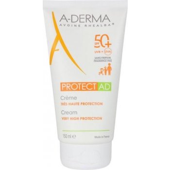 A-Derma Protect AD ochranný opalovací krém pro atopickou pokožku SPF50+ 150 ml