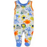 Kojenecké dupačky Bobas Fashion Zoo modré – Zboží Dáma