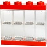 LEGO® vitrínka na 8 minifigurek červená – Zboží Dáma