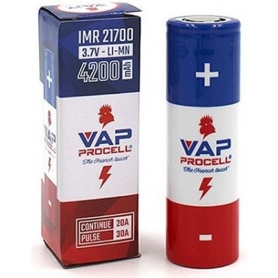 Vap ProCell Baterie 21700 30A High Drain 4200mAh – Zbozi.Blesk.cz