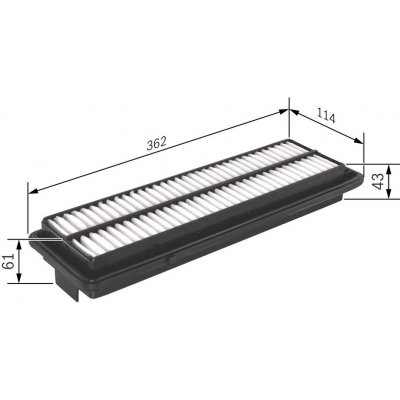Vzduchový filtr BOSCH F 026 400 232 – Hledejceny.cz