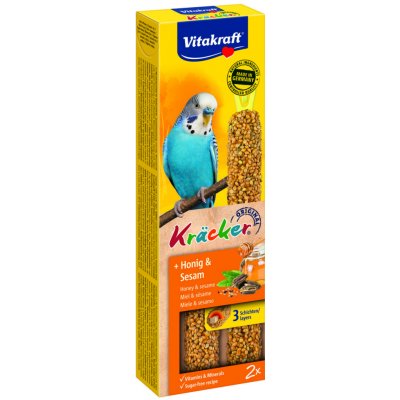 Vitakraft KRÄCKER tyčinky ANDULKA med & seznam 60 g – Hledejceny.cz
