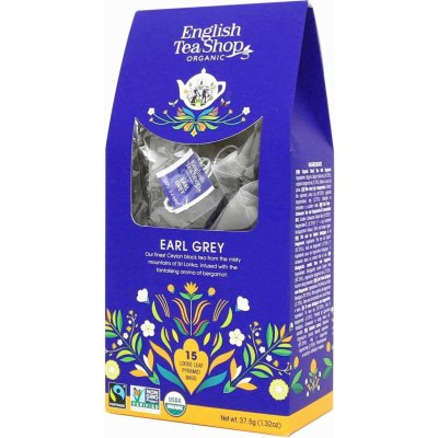 English Tea Shop BIO čaj EARL GREY 15 pyramidek – Zboží Dáma