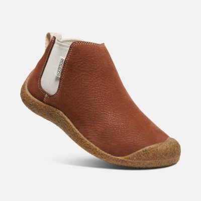 Keen Mosey Chelsea Leather Women tortoise shell/birch – Zboží Dáma