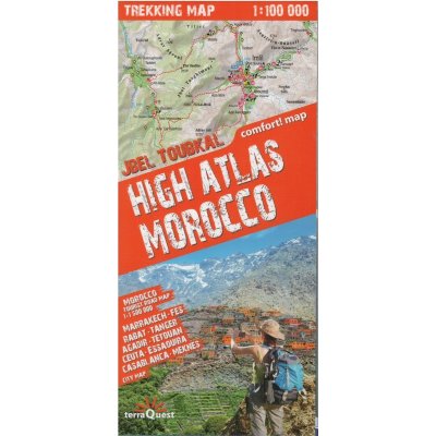 Vysoký Atlas Maroko turistická mapa 1:100 t. – Zboží Mobilmania