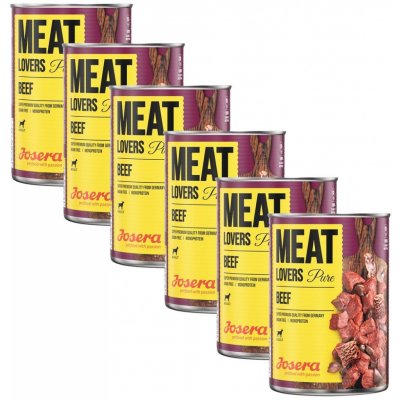 Josera Meat Lovers Pure Beef 6 x 400 g – Zboží Mobilmania