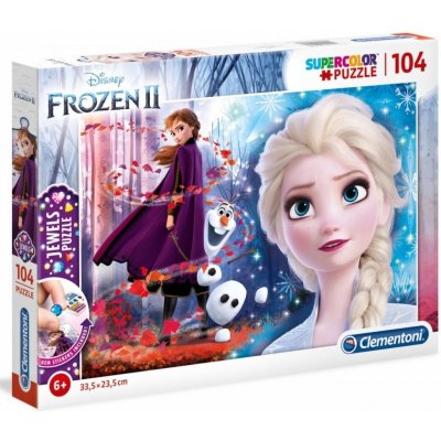 Clementoni Jewels Frozen II 20164 104 dílků – Zboží Mobilmania