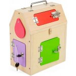 Bigjigs Toys Activity board Domeček – Sleviste.cz