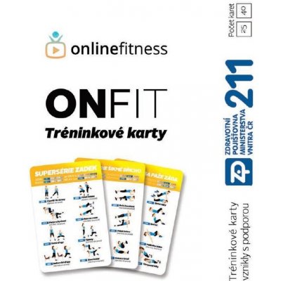 ONFIT Tréninkové karty 25 karet – Zbozi.Blesk.cz