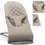 BabyBjörn Bliss Sand Grey Woven, tmavě šedá konstrukce, béžová – Sleviste.cz