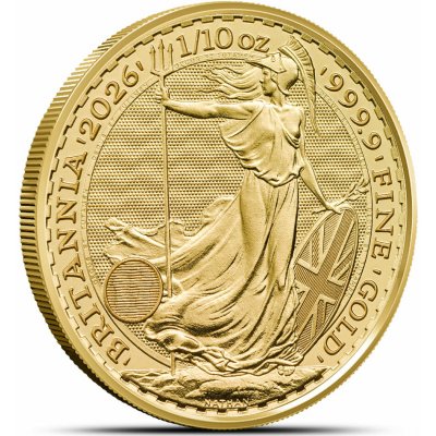 Britannia zlatá mince 2026 1/10 oz – Sleviste.cz
