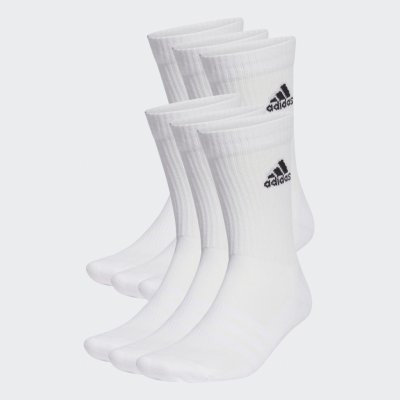 adidas ponožky Cushioned Sportswear Crew Socks 6 Pairs White – Zboží Mobilmania