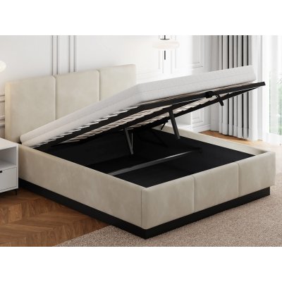 AMI Nábytek Top line 8 s úložným prostorem éžový Velvet – Sleviste.cz