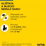 AdTab 112 mg žvýkací tablety pro psy 2,5-5,5 kg 1 tbl – Hledejceny.cz