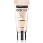 Maybelline Sjednocující make-up s HD pigmenty Affinitone Hydrating Tone-One-Tone Foundation 02 Light Porcelain 30 ml – Zbozi.Blesk.cz