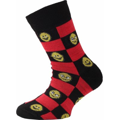 Lasting dětské merino ponožky TJE černé – Zboží Mobilmania