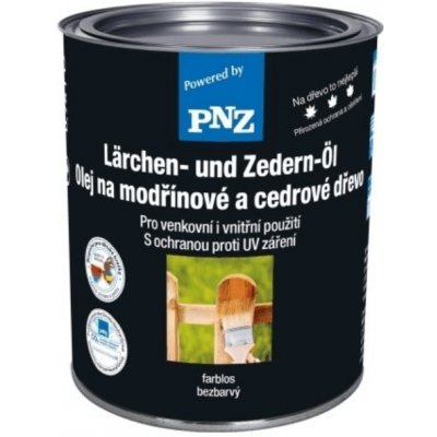 PNZ Olej na modřínové a cedrové dřevo 0,75 l bezbarvý – Hledejceny.cz