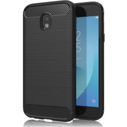 Pouzdro Forcell Carbon back cover Samsung J330 Galaxy J3 2017 černé