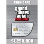Grand Theft Auto Online Great White Shark Cash Card 1,250,000$ – Sleviste.cz